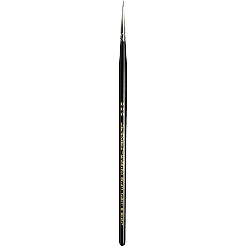 Da Vinci: Maestro - Kolinsky Red Sable Brush - Series 10 - Size 3/0 - Round