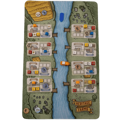 Galen's Games: Reversable Playmat - Verdant Arizona/Heritage Farms
