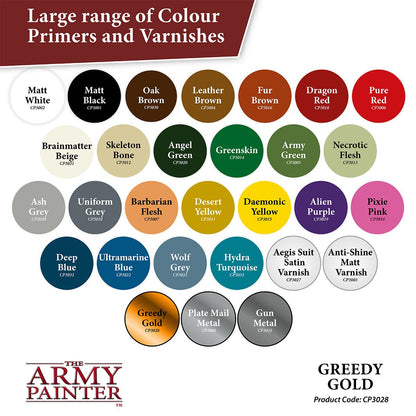 Army Painter Colour Primer: Greedy Gold