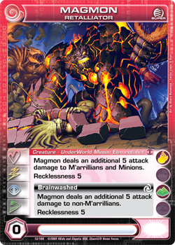 Chaotic TCG - Magmon, Retalliator (60/95/25/40/75)