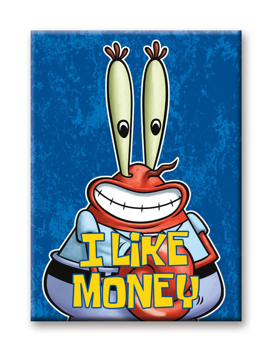 Aquarius Magnets: Flat Magnet - SpongeBob SquarePants - I Like Money