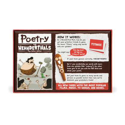Poetry for Neanderthals Pop Culture Edition