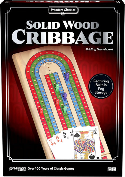 Pressman Premium Classics: Solid Wood Cribbage