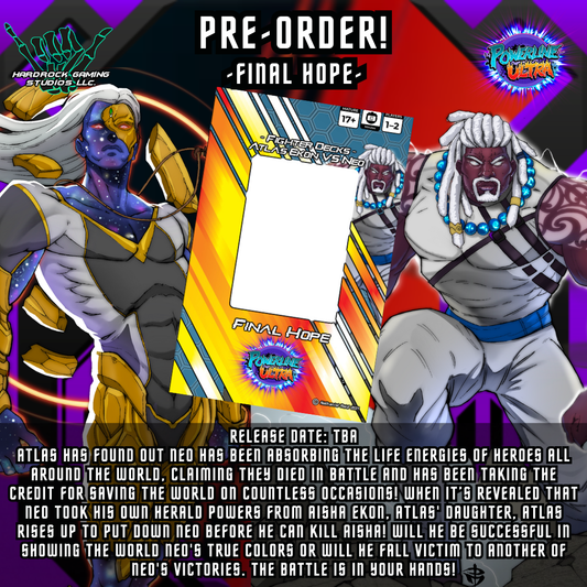 Powerline Ultra - FIGHTER DECK: Final Hope (Atlas Ekon VS Neo) 2-Player Starter Deck (PRE-ORDER)