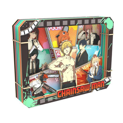 Puremind: Craft Kit - Wooden Gallery - Characters United - Chainsaw Man - Large