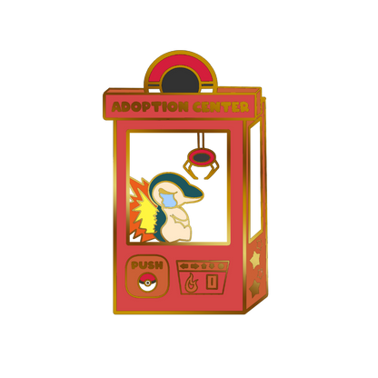 Pokemon: Cyndaquill Adoption Center Enamel Pin