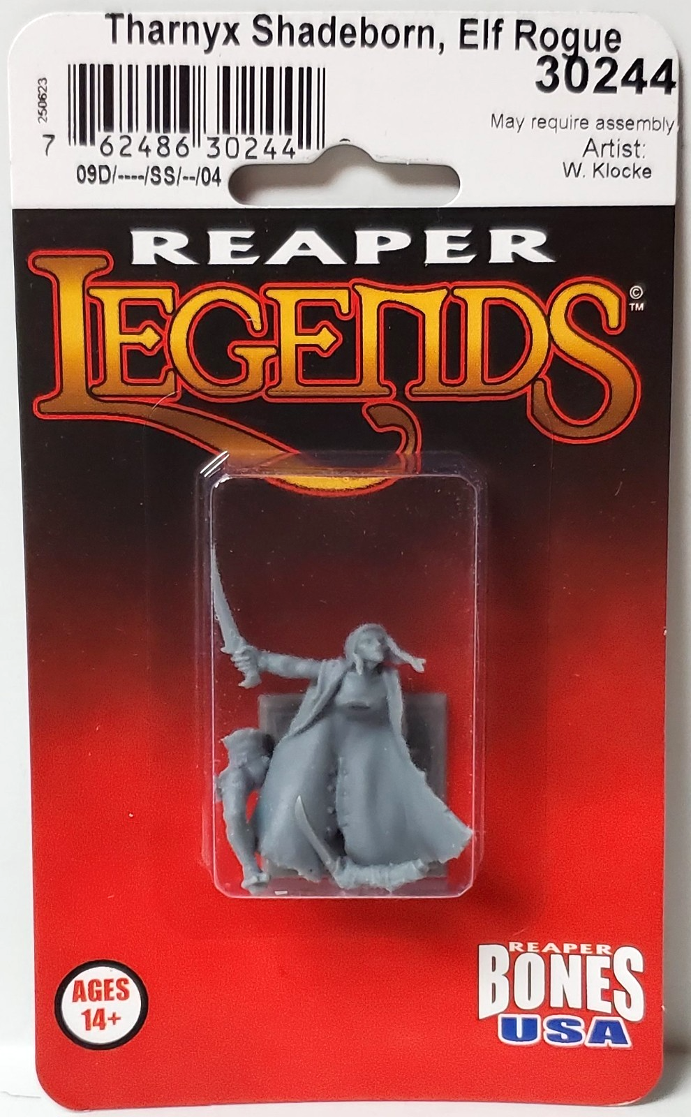 Reaper Legends: Tharnyx Shadeborn, Elf Rogue