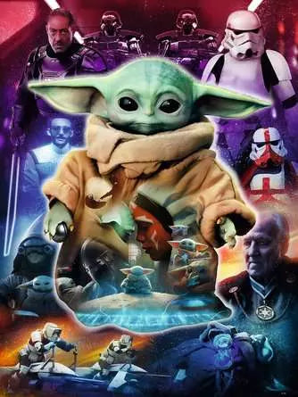 Ravensburger Puzzle: Star Wars - The Mandalorian - Grogu's Journey