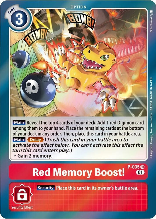 Digimon - Red Memory Boost! (P-035)