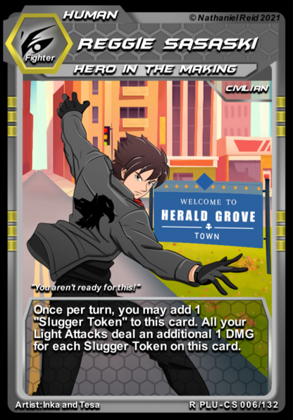 Carte de combattant POWERLINE ULTRA - Reggie Sasaski (CS)