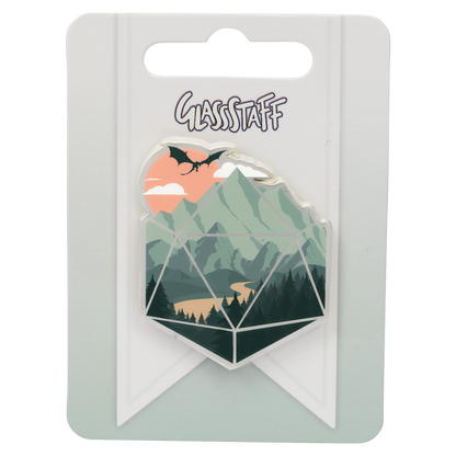 Enamel Pin: Scenic D20