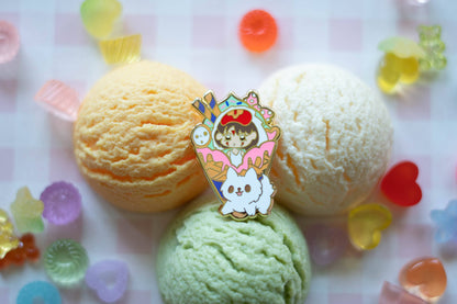 Studio Ghibli: Princess Monoke Ice Cream Enamel Pin