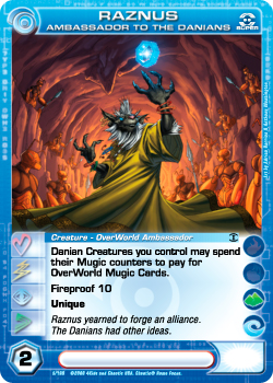 Chaotic - Raznus, Ambassador To The Danians Super Rare (Random Stats)