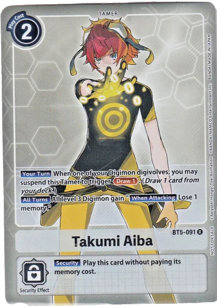 Digimon - Takumi Aiba (BT5-091)