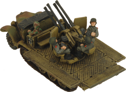 Flames of War: German SD KFZ 7/1 Quad AA Platoon (Late War)
