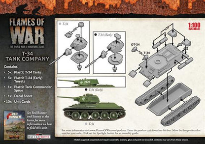 Flames of War: Soviet T-34 Tank Company (Mid War)