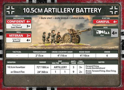 Flames of War: German 10.5cm Artillery Battery (Late War)