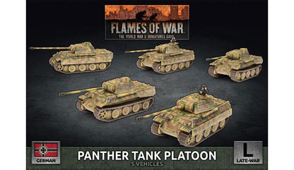 Flames of War: German Panther Tank Platoon (Late War)