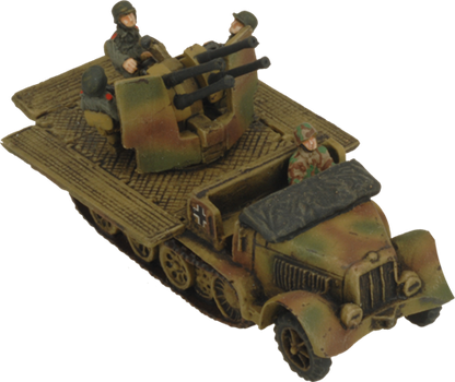 Flames of War: German SD KFZ 7/1 Quad AA Platoon (Late War)