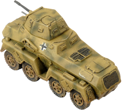 Flames of War: German SD KFZ 231 SS Scout Troops (Late War)