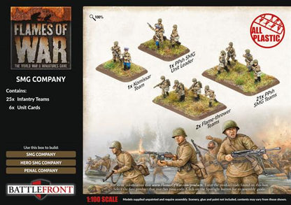Flames of War: Soviet SMG Company (Late War)
