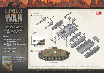 Flames of War: German StuG (Late) Assault Gun Platoon (Mid War)