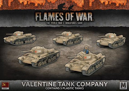 Flames of War: Soviet Valentine Tank Company (Mid War)