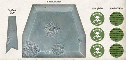 Flames of War: D-Day - Beach Assault Mission Terrain Pack