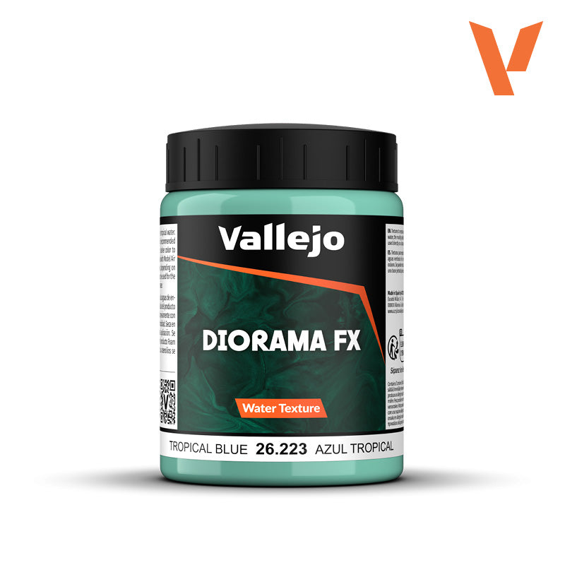 Vallejo Diorama FX: Water Texture - Tropical Blue