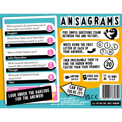 Ansagrams - Travel Edition