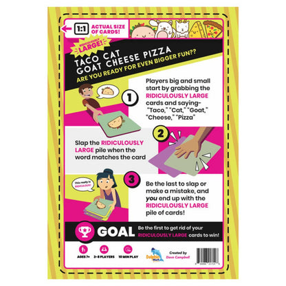 Taco Cat Goat Cheese Pizza: Ridiculously Large Edition