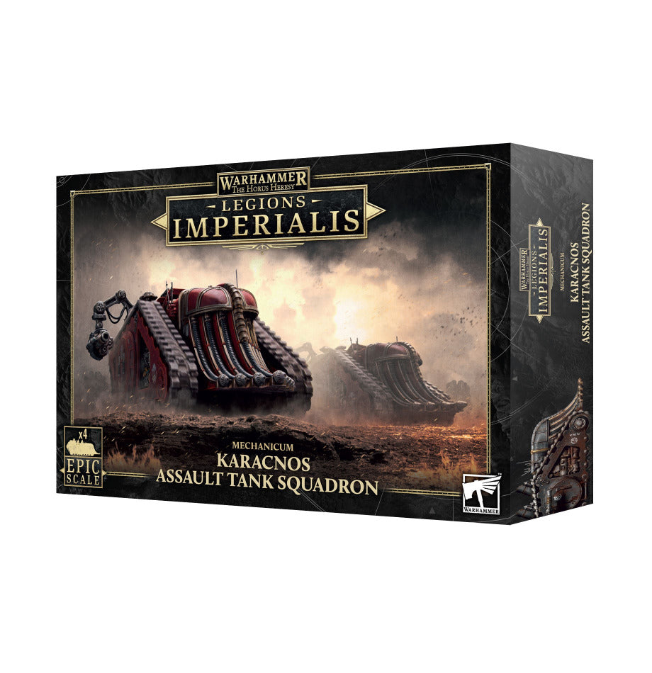 Warhammer Legions Imperialis: Mechanicum Karacnos Assault Tank Squadron