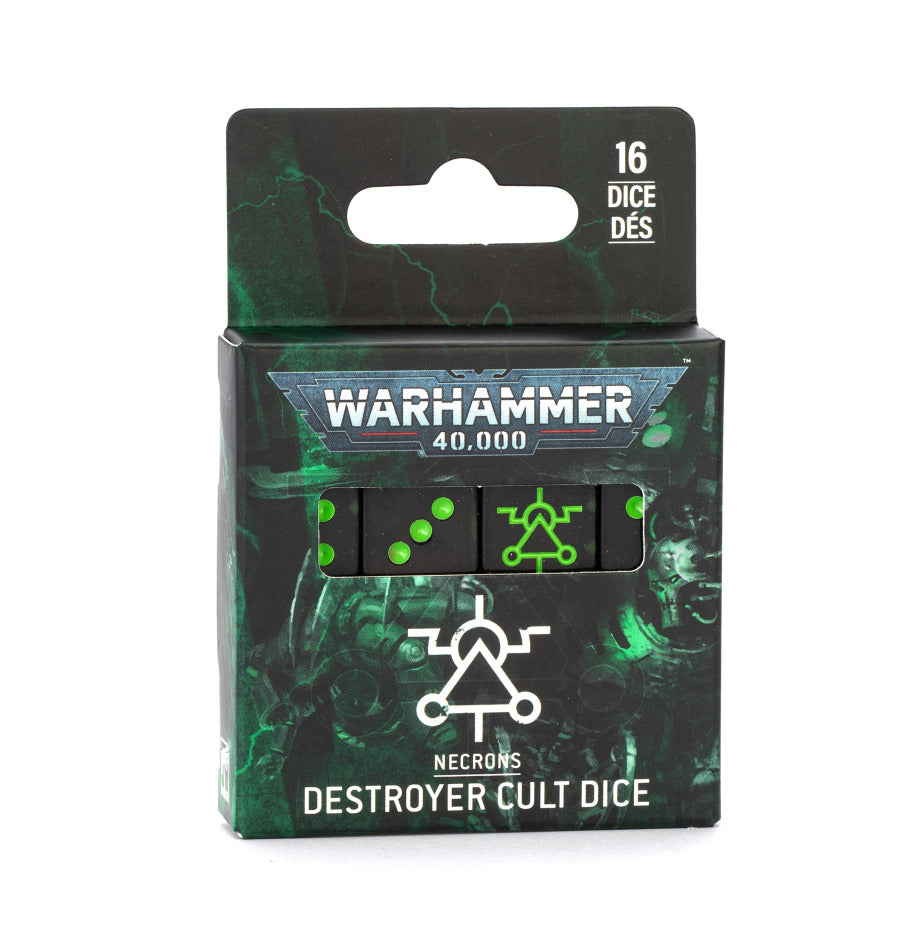 Warhammer 40K: Necrons - Destroyer Cult Dice Set