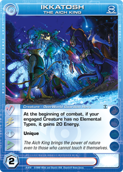 Chaotic TCG - Ikkatosh, The Aich King (25/25/85/45/25)