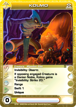 Chaotic - Kolmo Super Rare (Random Stats)