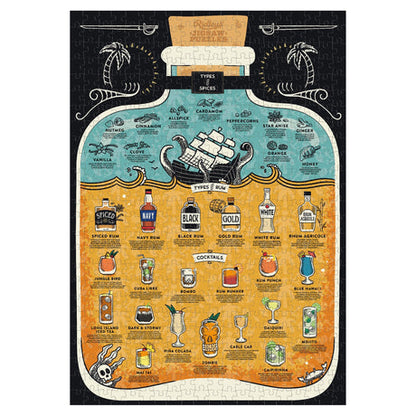 Ridley's Games Puzzles: Jigsaw Puzzle - 500 Pieces - Rum Lover's