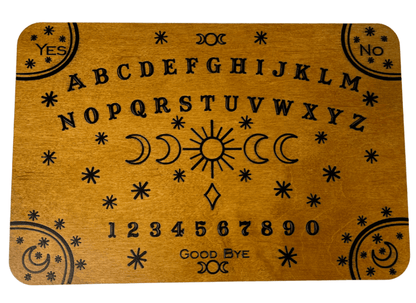 Medium Solar Moon Spirit Board - Light Stain