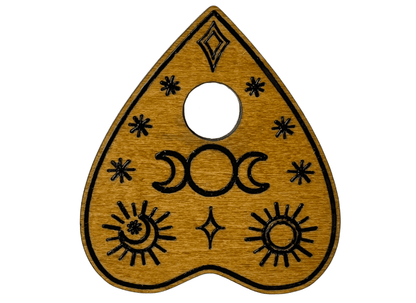 Medium Solar Moon Spirit Board - Light Stain