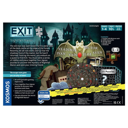 EXIT: Nightfall Manor (with Puzzle)