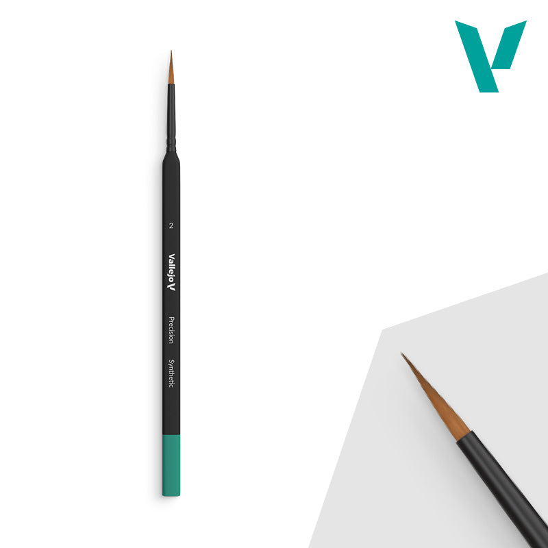 Vallejo Hobby Brushes: Precision - Synthetic - Size 2