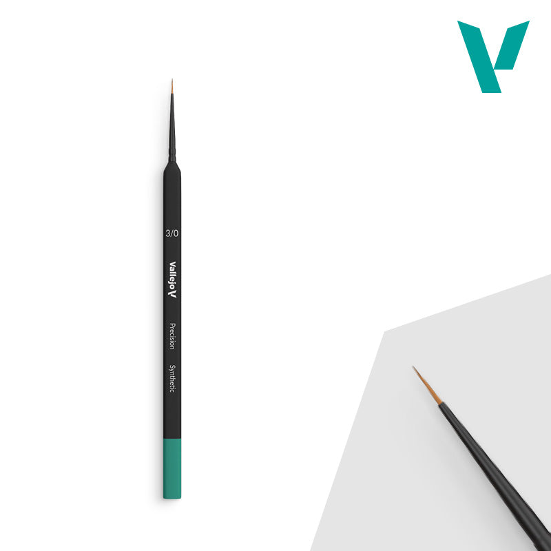 Vallejo Hobby Brushes: Precision - Synthetic - Size 3/0